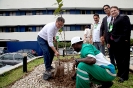 Plantio de Algodoeiro da Praia, nas dependências do Hotel Golden Tulip, para Compensação de Carbono do Encontro dos Secretários em Salvador